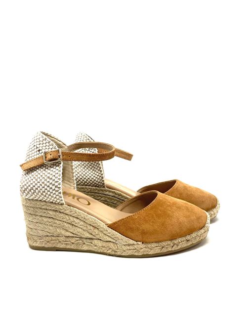 Espadrillas donna con zeppa IL LACCIO | GLOBAL5RBABY PESCABROWN
